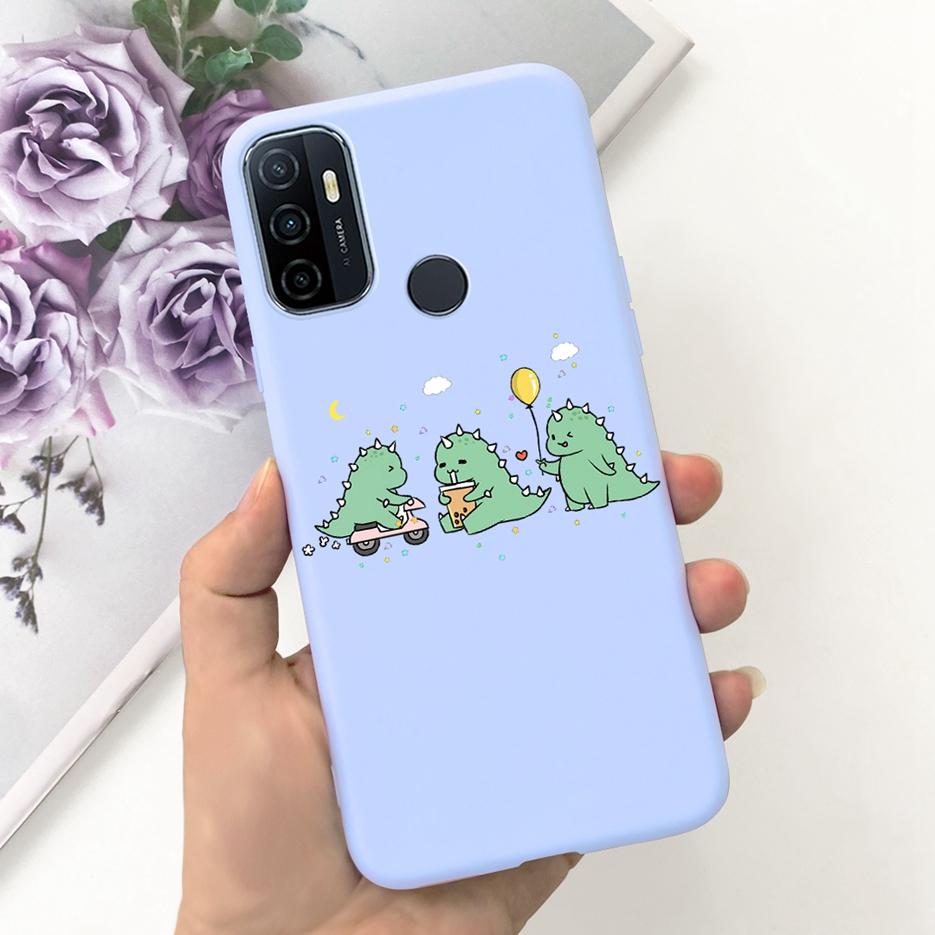 For Oppo A53 A53s Case Cute Fashion Cartoon Painted Cover Soft TPU Phone Case For Oppo A53s A 53 S OppoA53 S Fundas Coque Bumper