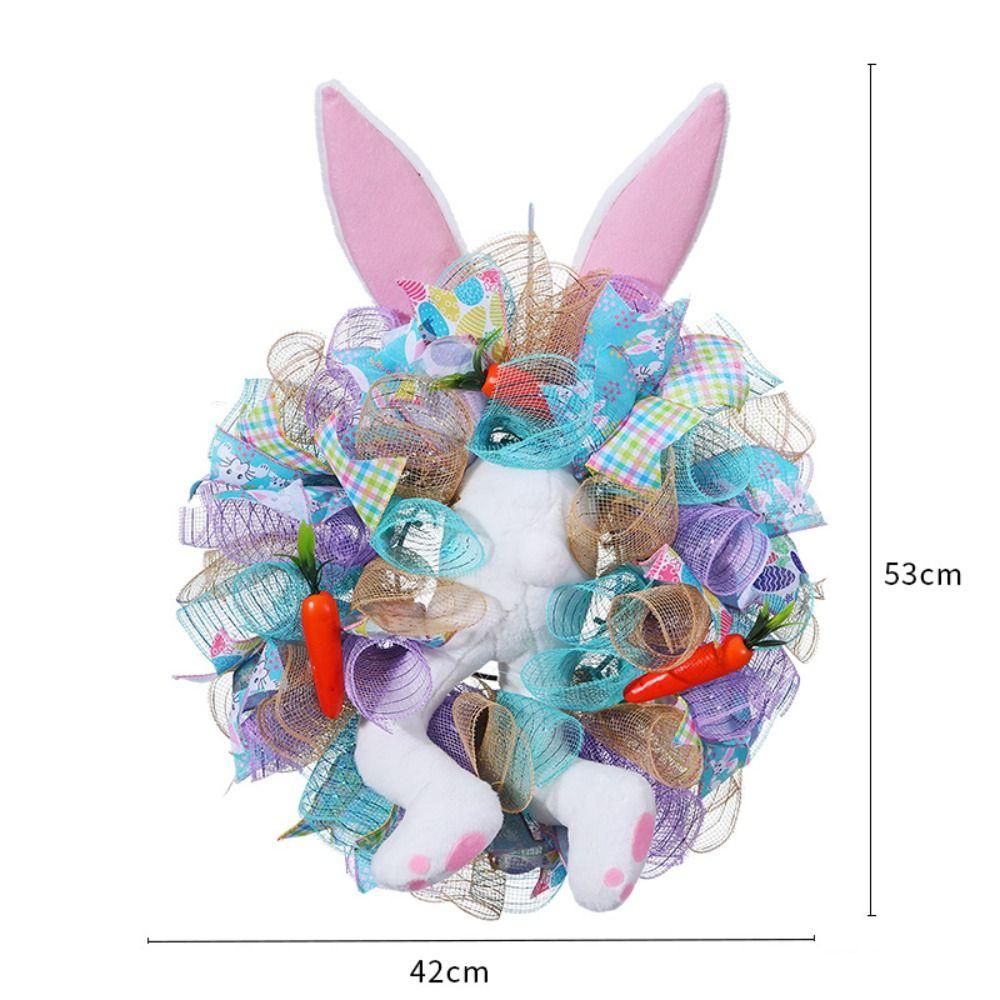 Handmade Easter Bunny Door Hanging Spring Front Door Hanging Garlands  Party Favors