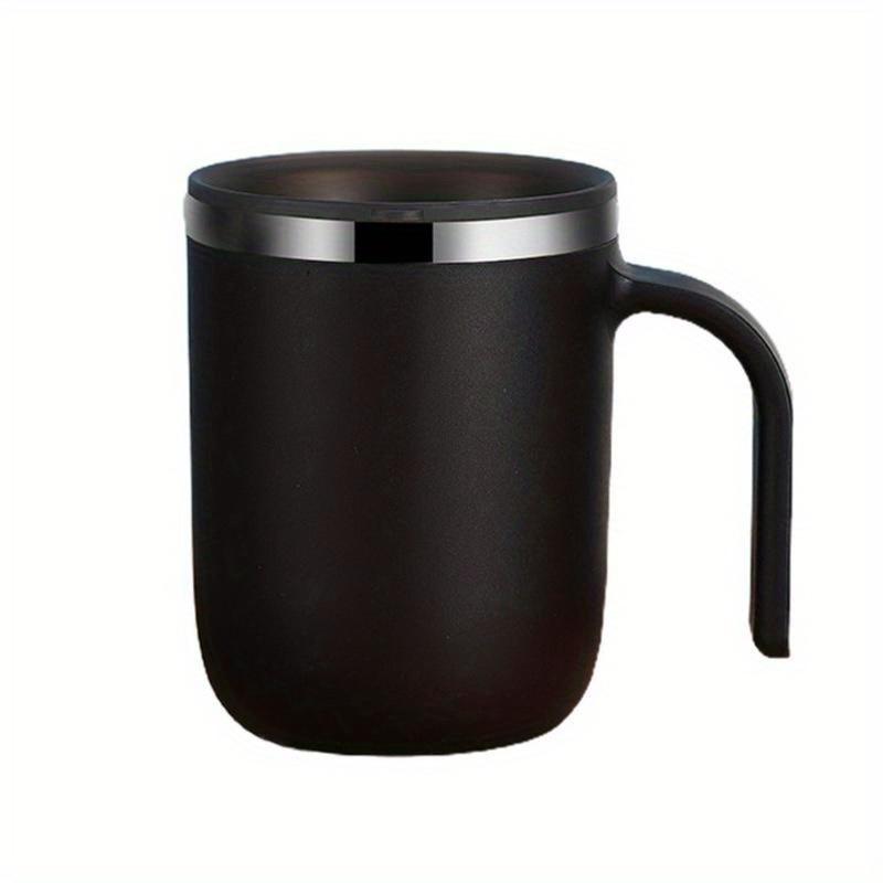 

Кружка из нержавеющей стали Простая кофейная чашка с изоляцией Большой емкости для молока Теплоизолированный Экологичный чёрный