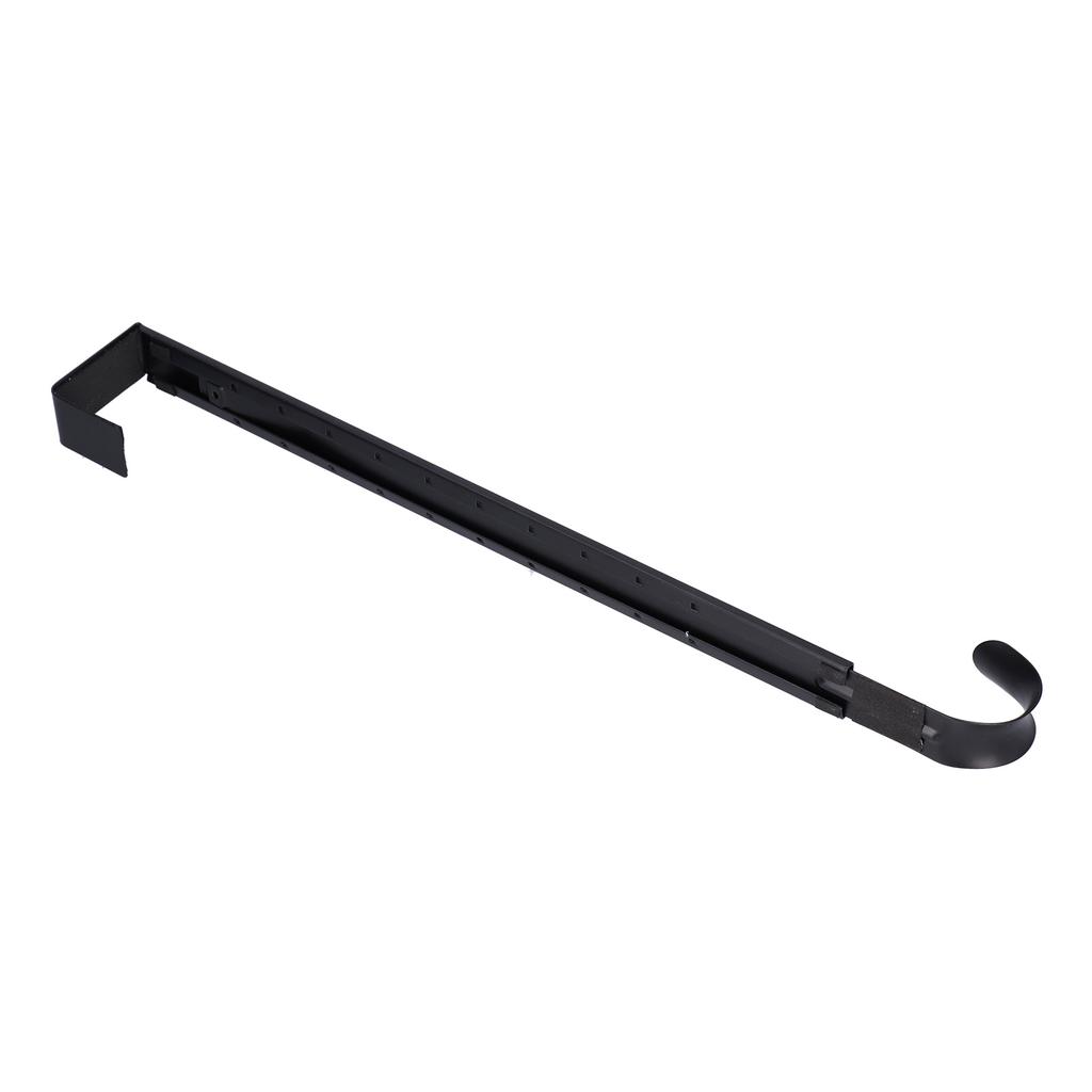 Einziehbarer Türkranzhaken Verstellbar Ohne Bohren Türkranzaufhänger Weihnachtsschmuck Schwarz