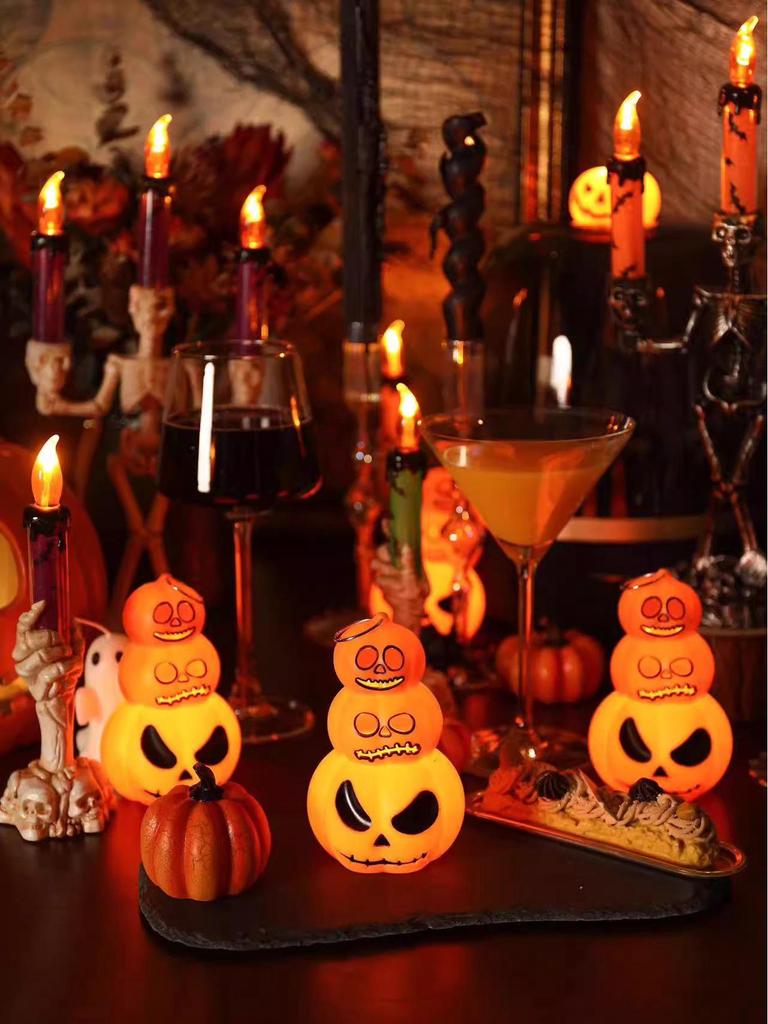 Luminous Halloween Pumpkin Lantern Decoration - Large Outdoor Display for Shopping Malls and Events