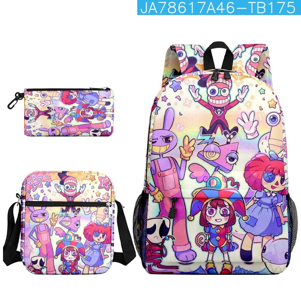 

Дивовижний цифровий цирк Дивовижні цифрові подарунки Цирк Рюкзак Шкільний портфель Шкільний портфель Мультфільм Шкільний портфель Mochila