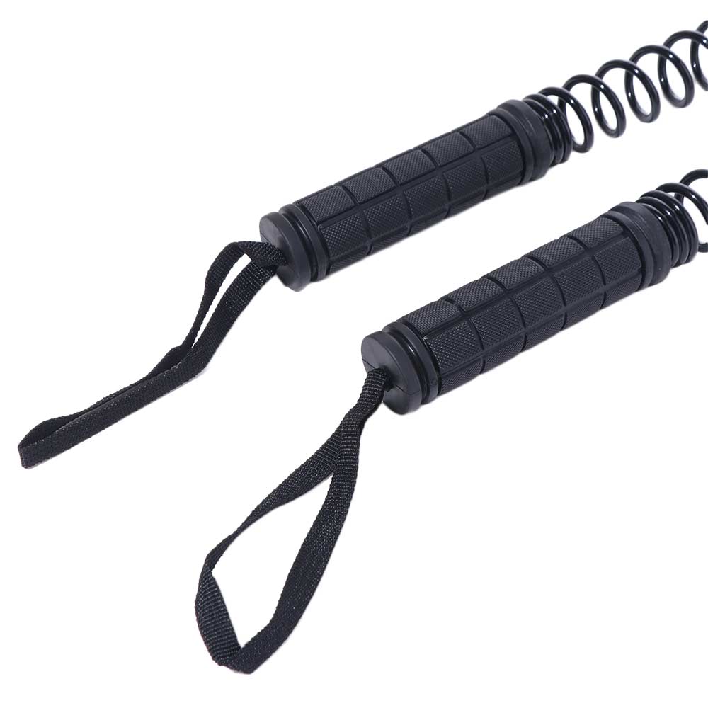 1 pair Stainless Steel Gym Battle Rope Rebound Arm Strength Rope Fitness Equipment