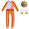 Kid Sundrop Halloween Fnaf Toy Bear Cosplay Costume Bodysuit Jumpsuit Glove Mask
