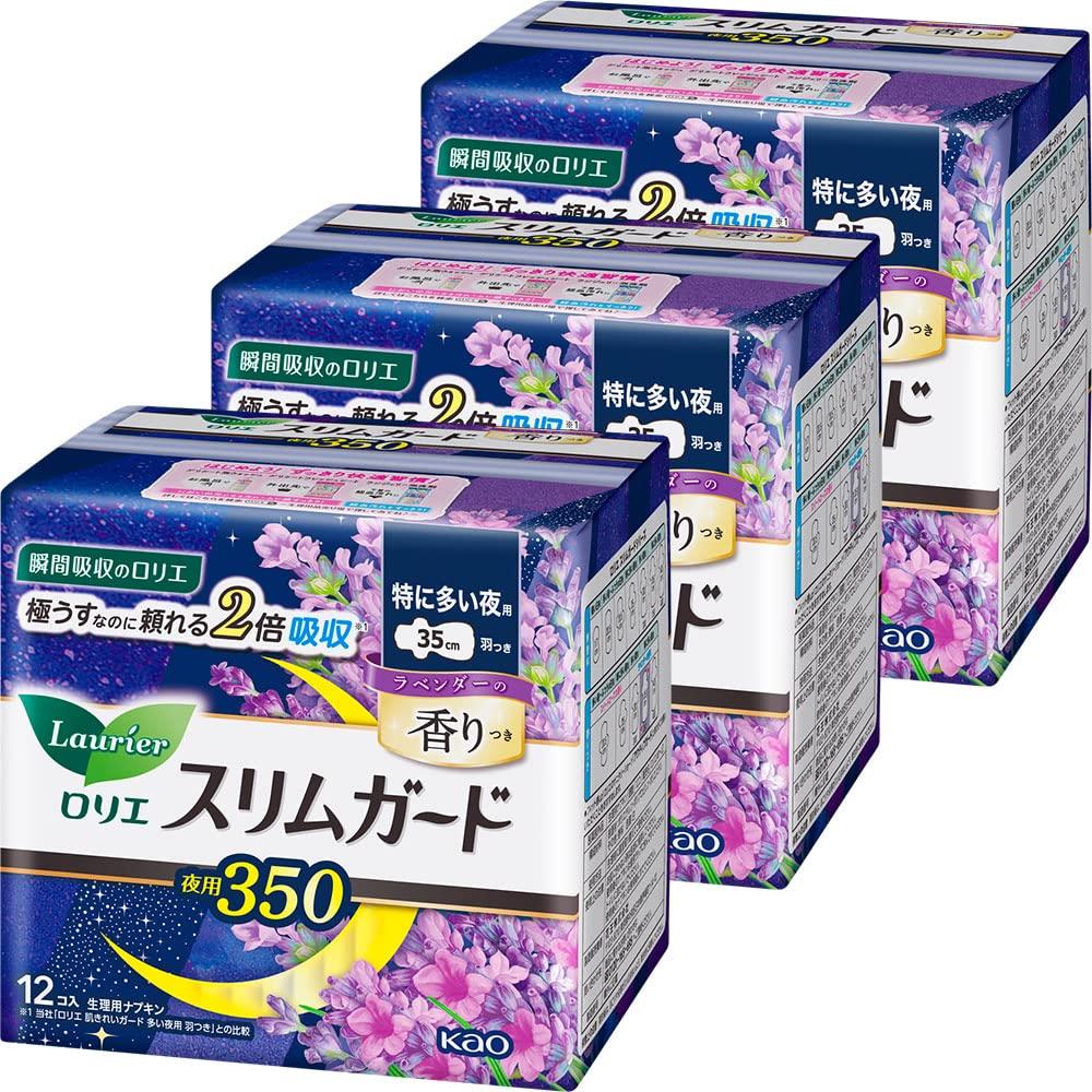 

Lorie Slim Guard Lavender специально для ночного использования 350 12 шт. x 3 шт. [Оптовая закупка]