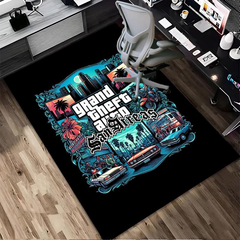 Gta San Andreas Living Room Non-Slip Area Rug Soft Carpet for Bedroom Game Playroom Sofa Office Home Decor Doormat Christmas Gift C9211639