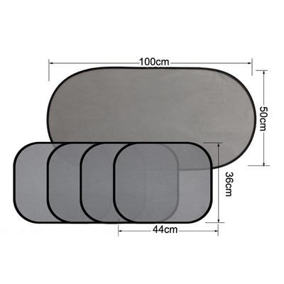 5pcs Auto Car Sun Shade Car Styling Sun Visor Car Window Suction Cup Car Curtain Auto Sunshade