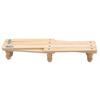 1/3PCS. Wooden minimalist style bedroom telescopic folding wall hanging bamboo hanger coat hook living room