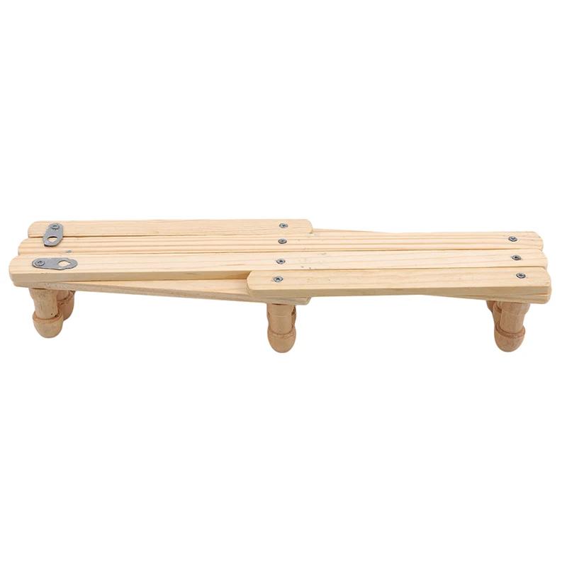 1/3PCS. Wooden minimalist style bedroom telescopic folding wall hanging bamboo hanger coat hook living room