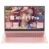 Laptop Office Large FHD IPS Celeron N5095 Up to DDR4 1920x1080 USB x TF Mouse No Setup Ideal for Japanese Keyboard with Film Rose [Win 11/MS 2019]