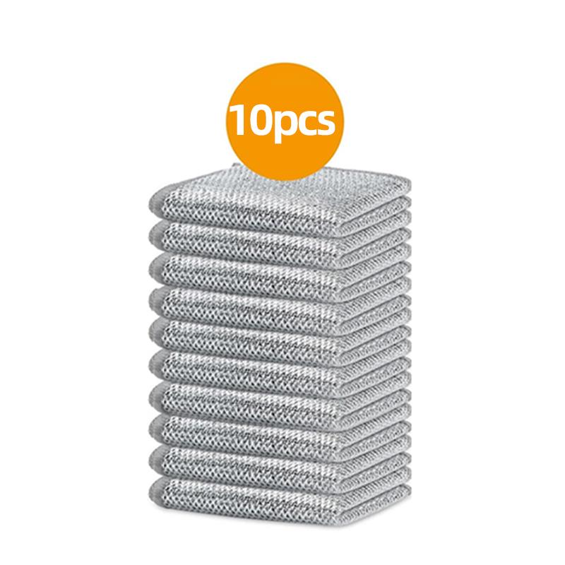 5/10pcs Dishcloth Reusable Style Washing Cloth Versatile Washing Cloth Designed for Dishware Sink Counter and Cooktop