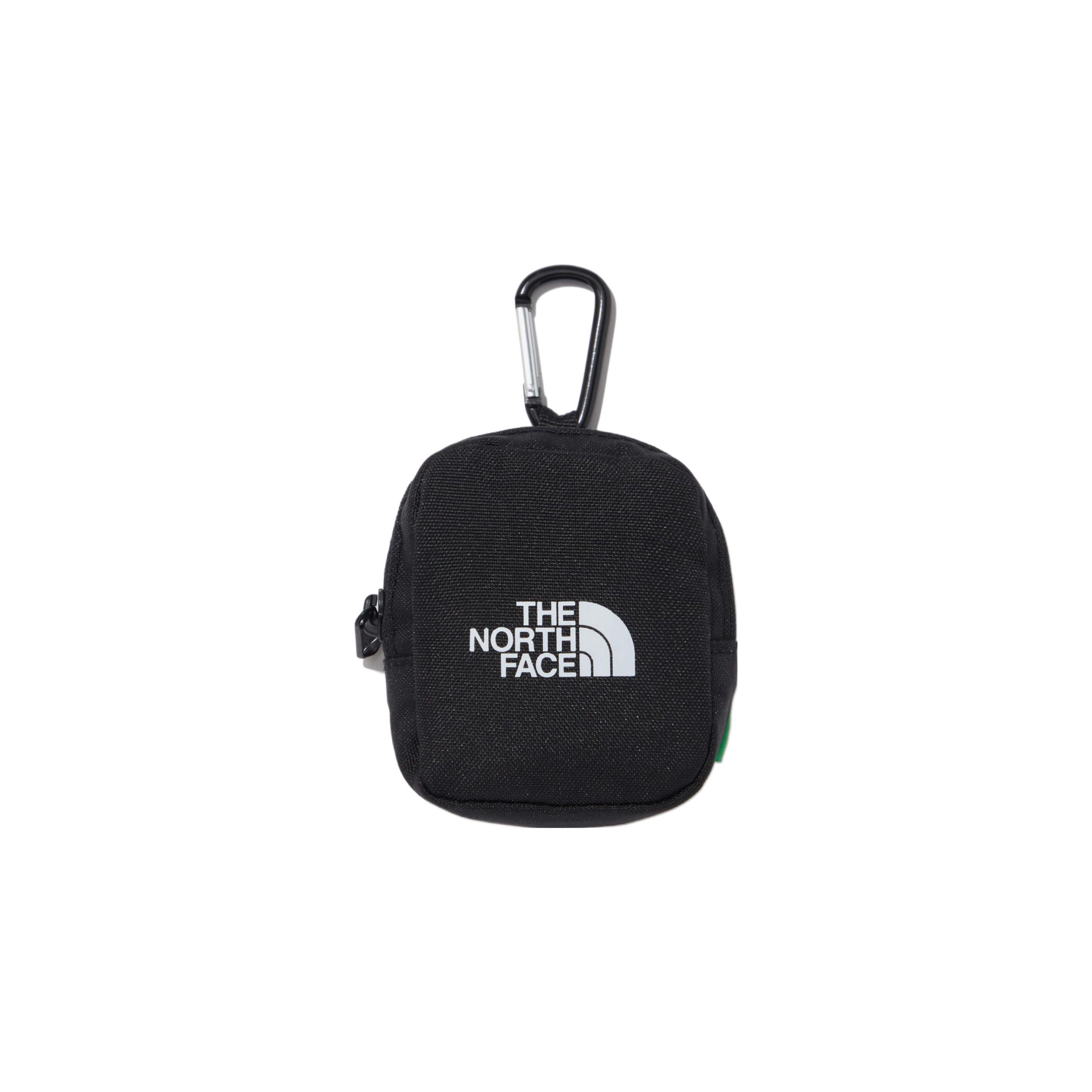 The North Face Logo Print Zipper Wallet Mini Unisex Wallets Black NN2PP12J Mini