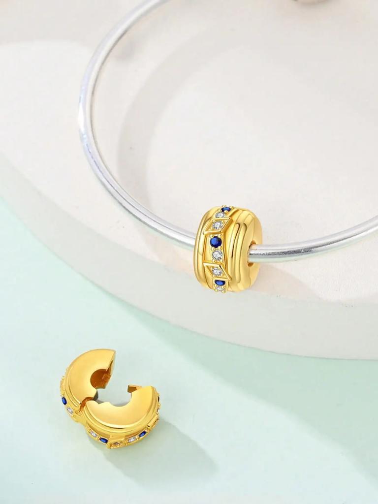 Charms Plata Flower Bowclips And Spacers Beads For Charmsoriginales Bracelet Beads Jewellery Making Women'S Gift
