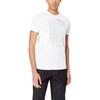 Armani Exchange SS23 Striped Print Loose Fit Round Neck Short Sleeve T-Shirt Men Tops 3RZTFD-ZJH4Z-1100
