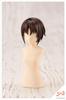 After-School 1/10 Scale Short Wig A Plastic Model Kit - White & Chocolate Brown