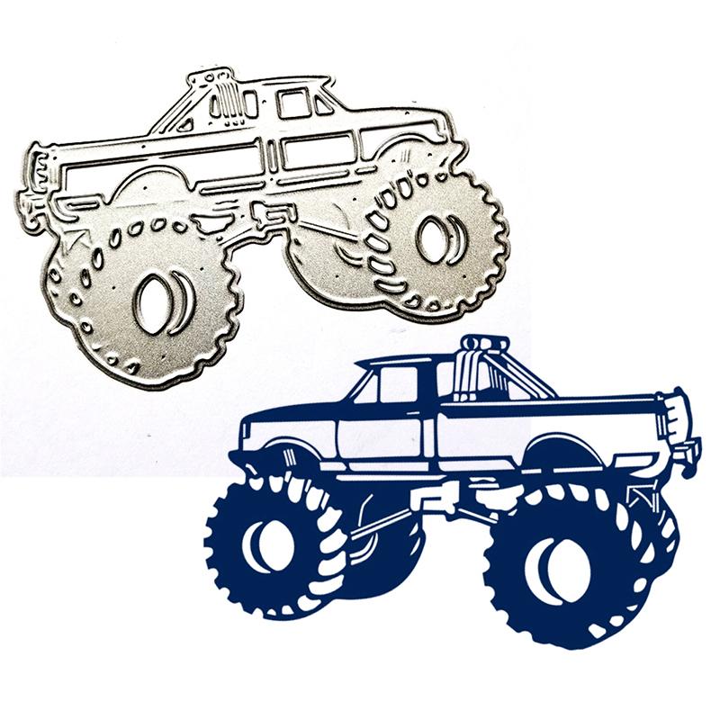 

Кали Трактор Форма Металлические режущие штампы DIY Скрапбукинг Ремесло Тиснение Трафареты