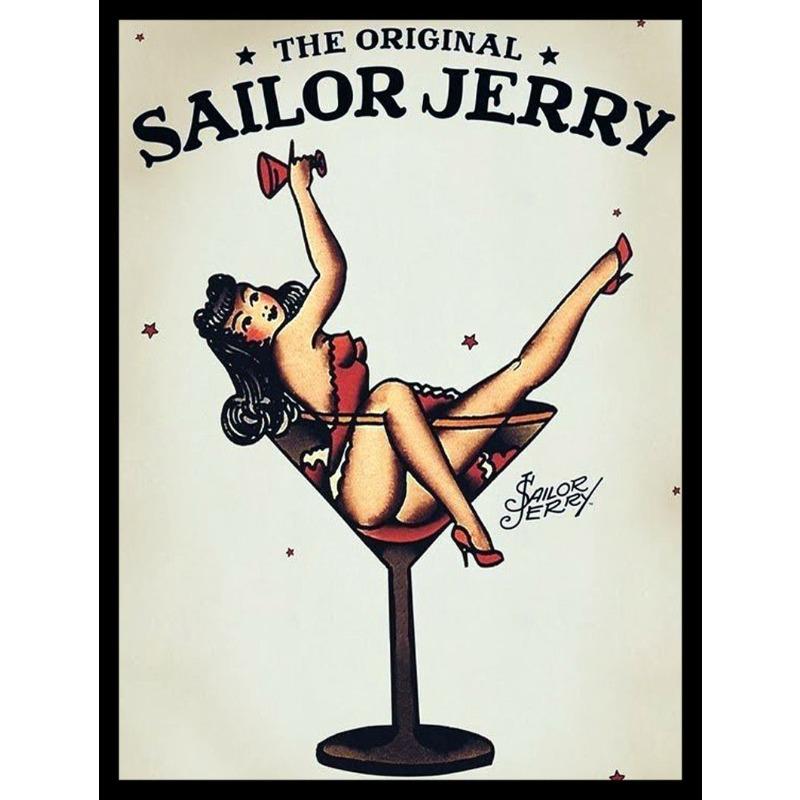 Old-Fashioned Animal Theme Metal Tin Sign for Kitchen Bar Coffee Shop Interior