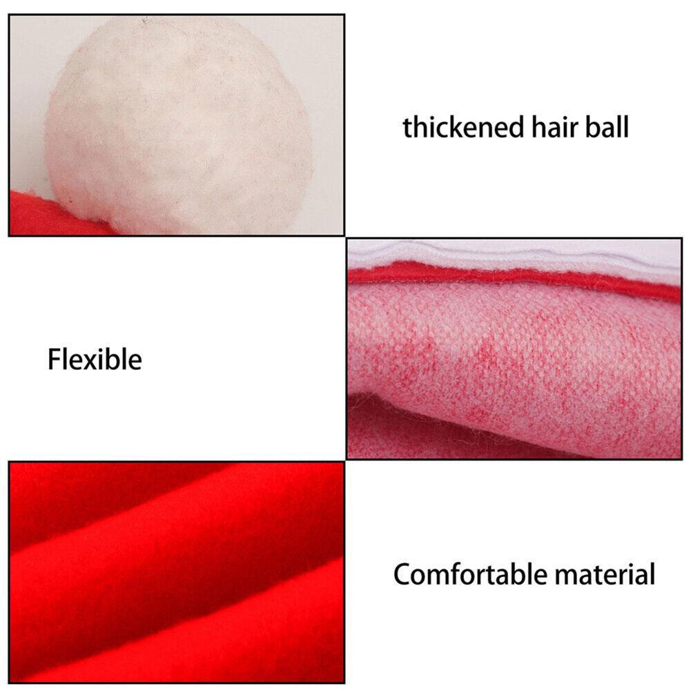 1Pcs Santa Hat Car Seat Headrest Cover Christmas Car Decoration For Seat Protection Holiday Ornament Xmas Decoration Interior