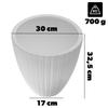 KADAX Flower Pot Planter 30cm Cover with Insert Flower Stand Plastic
