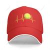 Multifunction Tennis Heartbeat Tennis For Players  Coaches Sandwich Baseball Cap Unisex Sports Casual Caps Golf Hat Fishing