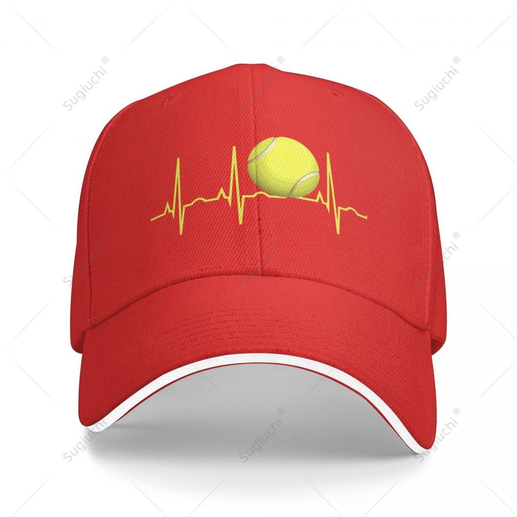 Multifunction Tennis Heartbeat Tennis For Players Coaches Sandwich Baseball Cap Unisex Sports Casual Caps Golf Hat Fishing
