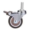 4pcs 2in Universal TPE Rubber Caster Wheel for Medical Equipment Trolley Furniture (Brake)