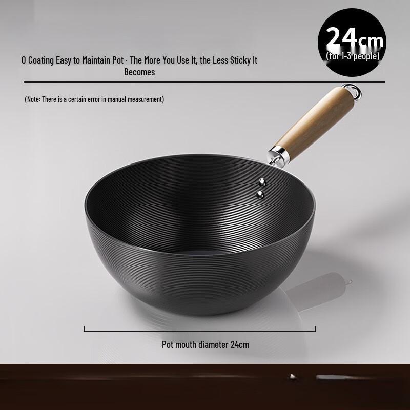 Вок Yoshida Sho 24 см Титановый с антипригарным покрытием