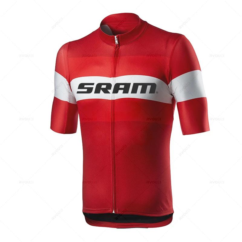 Sram Pro Cycling Clothing for Men, Road Bike Wear, Racing Clothes, Quick Dry, Bicycle Jersey Set, New