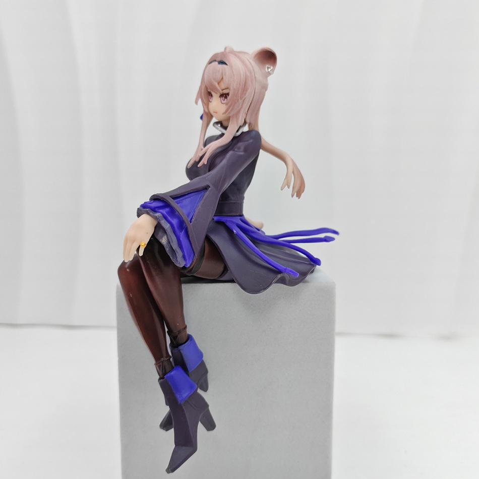 Game Arknights Lin Figure Sitting Noodle Stopper Anime Figure Action Figurine Model Collectible Ornaments Decoration Doll Toy