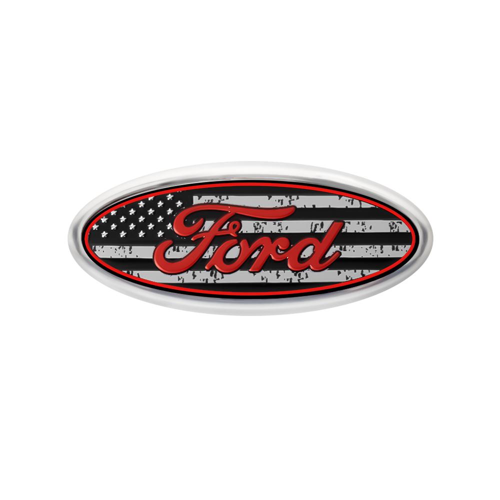 Car Interior Steering Wheel LOGO Decor Ring Trim Cover Stickesr For Ford Fiesta Mondeo Fusion Explorer Escape Shelby Edge RS MK6