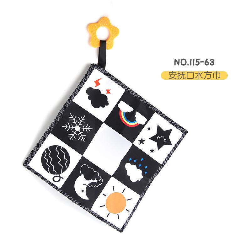 115 Series Infant Early Education Double-Sided Color Bed Circumference Pendant Cognitive Shape Animal Baby Cloth Book Bed Circumference Bb Device