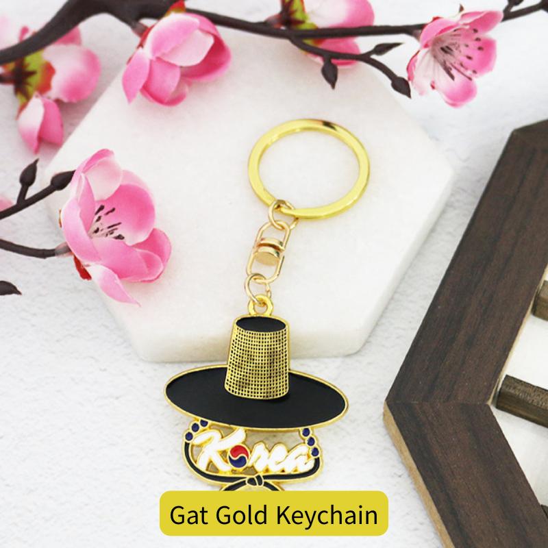 [K-PoP] Korean Traditional Keychain – Blue Tiger & Gat Collection