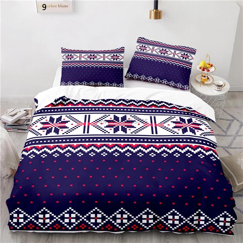 Fashion Nordic Printed 3d Bedding Set Duvet Cover Set Pillowcase Twin Full Queen King Size Bedclothes Bed Linen Drop Shipping