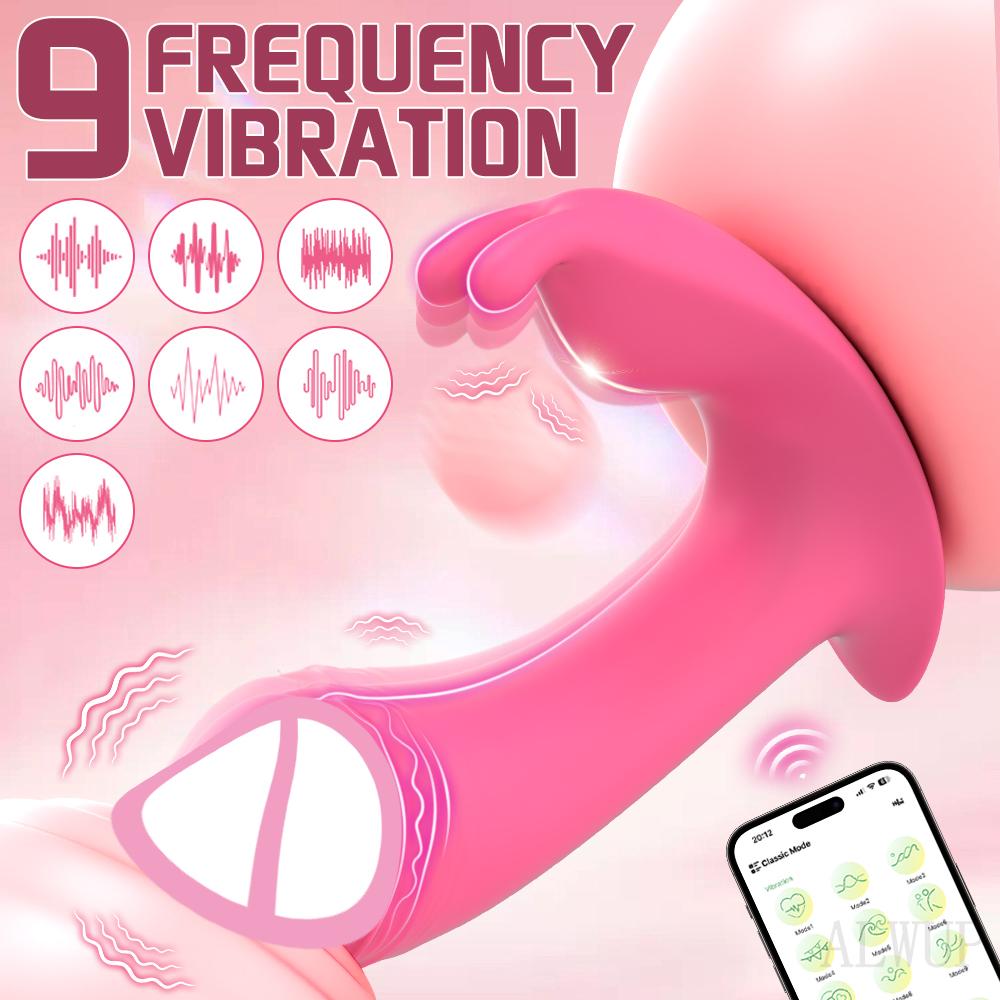 Wearable Dildo Vibrator APP Control Women Clitoris Stimulator G Spot Vagina Vibrating Female Wear Masturbator Sex Toys for Adult