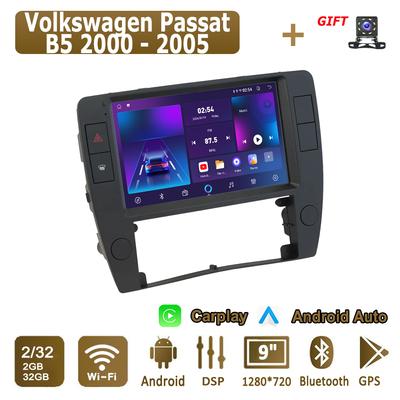 Android Carplay Car Radio For Volkswagen Passat B5 2000 - 2005 Multimedia Player Head Unit Stereo GPS Navigation BT WIFI 2+32GB