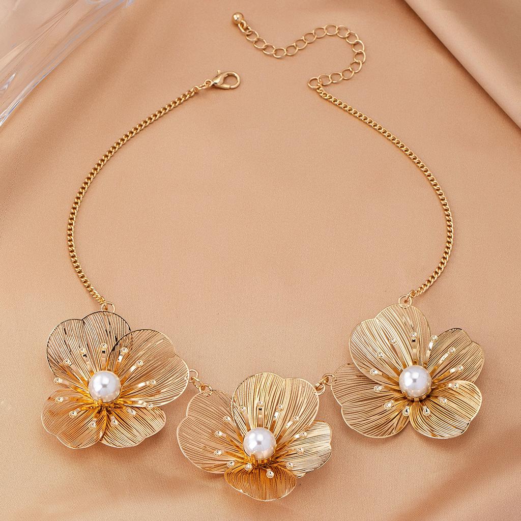 Mote-smykkesett Halskjede Armbånd Øredobber Ring For Kvinner Damer