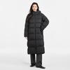 Qianrengang Women's Long Hooded Puffy Down Jacket