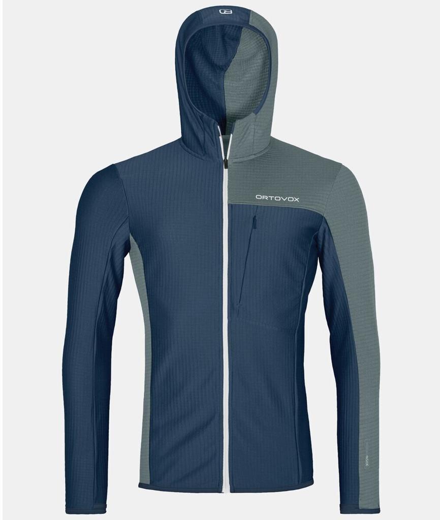 Куртка Ortovox Fleece Light Grid Hooded JKT M wild herbs