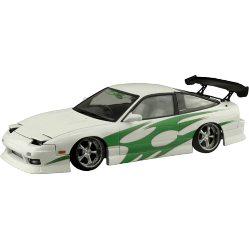 Aoshima Bunka Kyozai 1/24 The Tuned Car Series No.98 Nissan URAS RPS13 180SX '96 Ver.2 Plastic Model Car