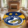 Parramatta Eels Print Round Rug, Washable Floor Carpet, For Entryway Dorm Laundry Room Office Study, Home Decor Birthday Christmas Gift