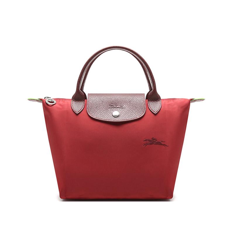 

Longchamp Le Pliage Club 23 Short Handle Large Capacity Fabric Shopping Bag Dumpling Bag Tote Bag Small Women bags Red 1621919P59 Red