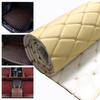 45*160cm Synthetic Leather Fabric with Sponge Lining 0.7mm Artificial Embroidered Plaid Fabrics Car Seat Decoration Trims Craft