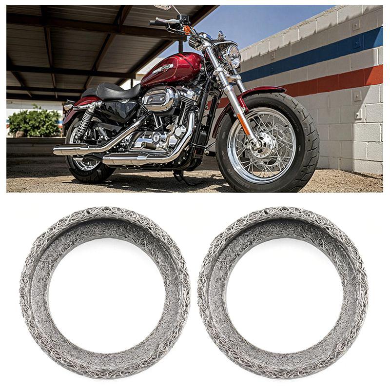 Exhaust Crossover Gaskets High Quality Seal Fits for Sportsters XL 2004-2017 Direct Replace 65927-00