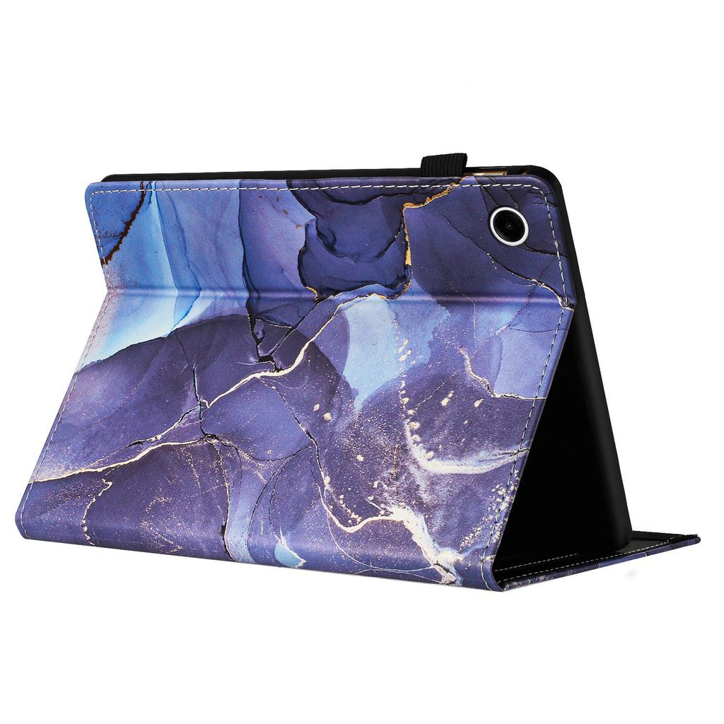 For Lenovo Tab M10 (Gen 3) Case Multi-Angle Viewing Smart PU Leather Marble Cover