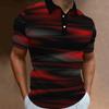Fun Dinosaur Print Short Sleeve Polo, Casual Stylish Top