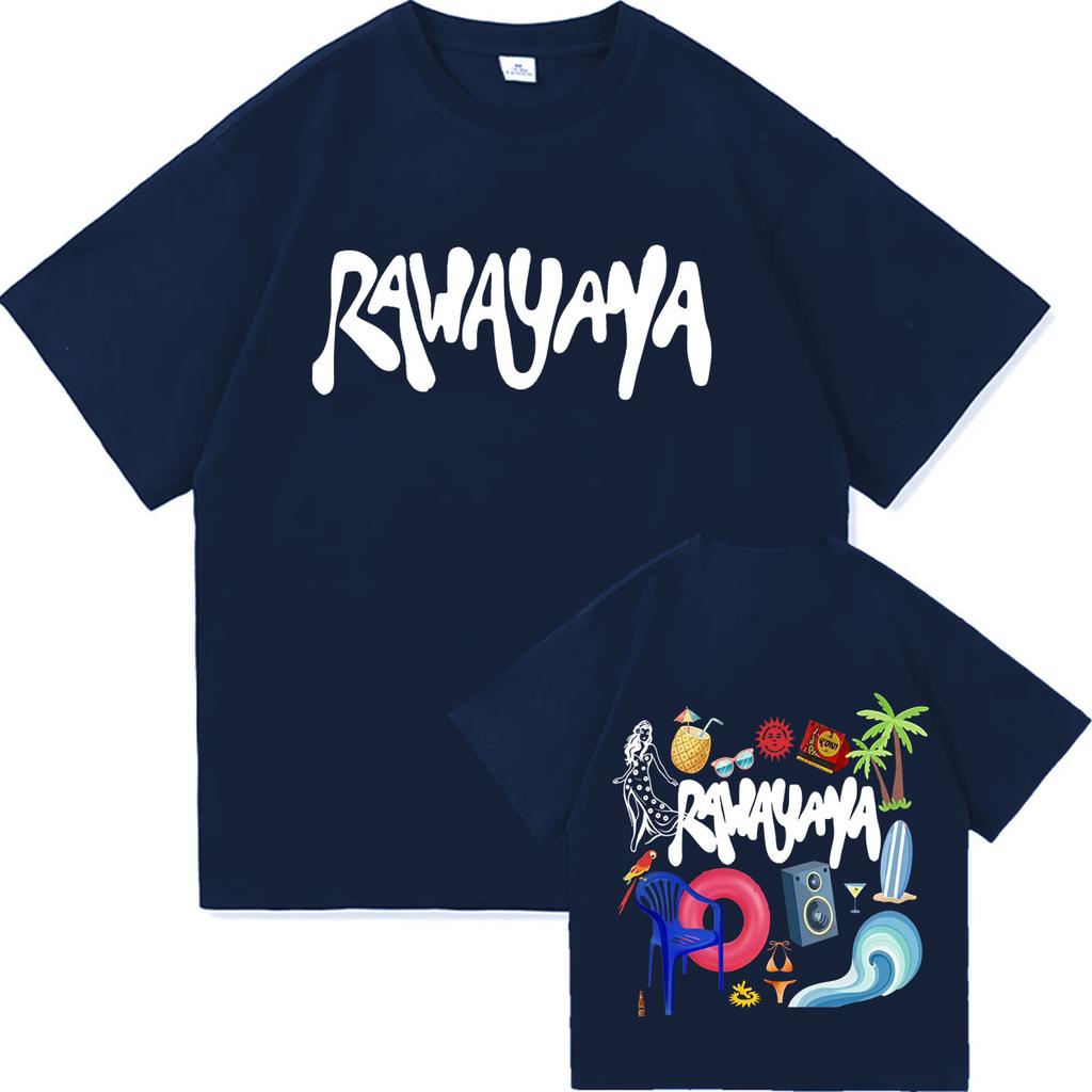Rawayana Donde Es El After Album Y2K T Shirt Unisexs Clothing High Street Tee Shirts Fashion Cotton Tee Shirt Streetwear Teenagers