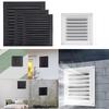 Aluminum Alloy Air Vent Grille Air System Net Cover Screen Exhaust Outlet Window Square Vent 100/150/200/250/300/400mm