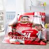Arsenal Personalized Text Blanket Gift Personalized Blanket Comfortable Perfect for Office Chair Sofa Livingroom Bedding Four Seasons Multipurpose