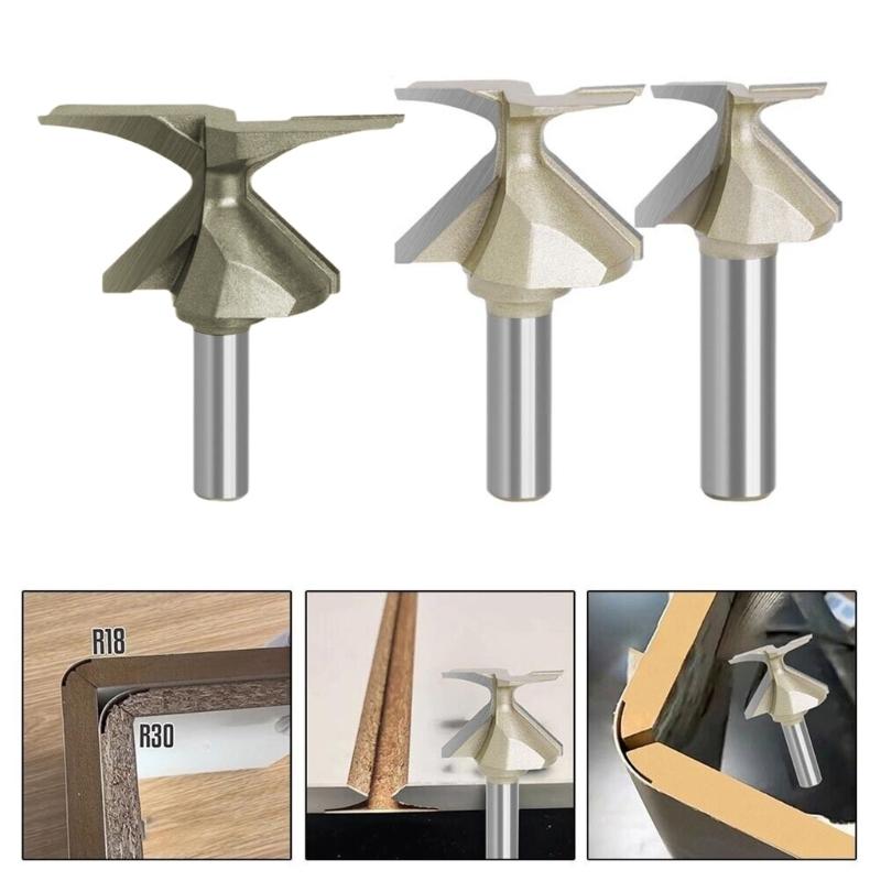 Arcs Slot Milling Tool 18/30/50 Router Bit with Long Last Alloy Build for Metal Wood and Plastic Processing Tool