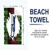Seattle Seahawks Logo Print Beach Towel, Large Soft Quick Dry Towel for Beach Camping Swimming